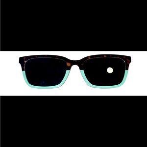 Larkin Tortoise and Mint Sunglass Toppers